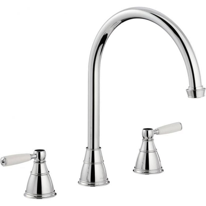 Abode  Astbury 3 Part Kitchen Mixer Chrome AT3046