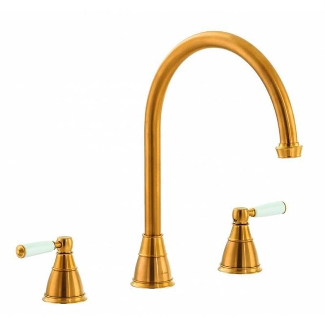 Abode  Astbury 3-Part Kitchen Mixer Forged Brass AT3073