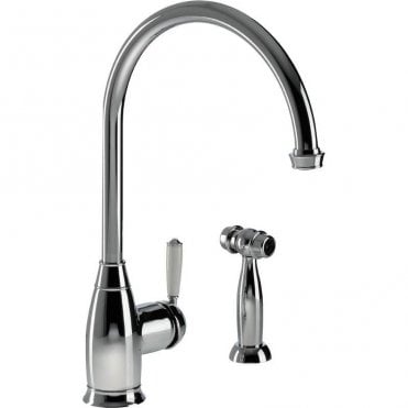 Abode Astbury Single Lever Kitchen Tap Chrome With Handset