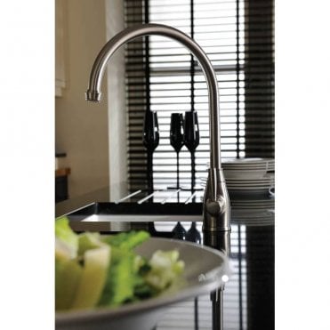 Abode Brompton Dual Lever Monobloc Kitchen Tap Chrome