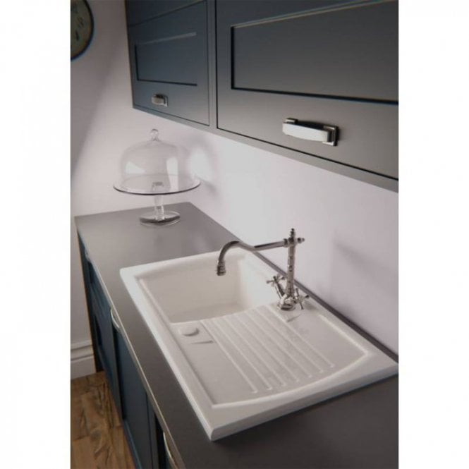 Abode  Melford Dual Lever Monobloc Kitchen Tap Chrome