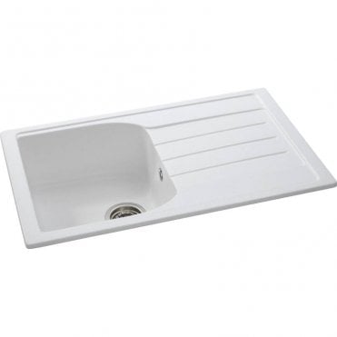 Abode Oriel Single Bowl Sink & Drainer Granite 