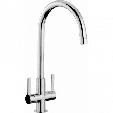 Pico Monobloc Dual Lever Kitchen Sink Mixer Chrome AT1226