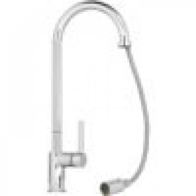 Abode  Ratio Single Lever Chrome Pull Out Kitchen Tap AT1049