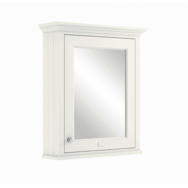 Bayswater 600mm Mirror Wall Cabinet - Pointing White
