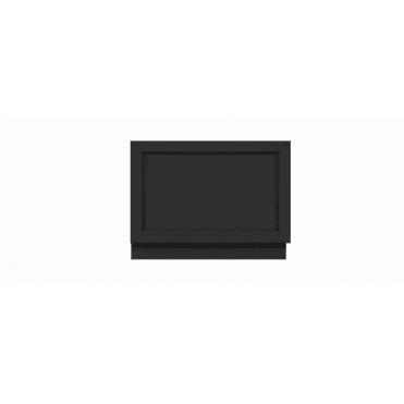 Bayswater 800mm Bath End Panel Matt Black BAYF446