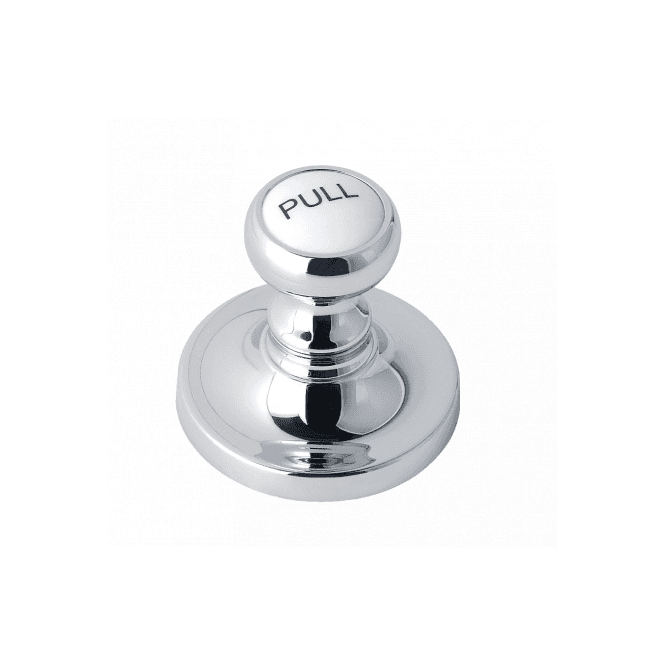 Bayswater  Basin Pull-Up Waste - White/Chrome