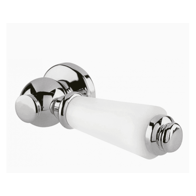 Bayswater  Ceramic Cistern Lever - White