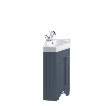 Bayswater Corner Basin Unit - Stiffkey Blue