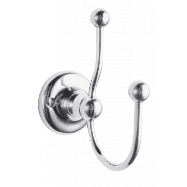 Bayswater Double Robe Hook - Chrome
