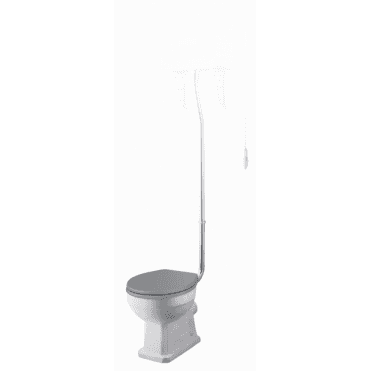 Bayswater Fitzroy Pan - High/Low Level - White Ceramic