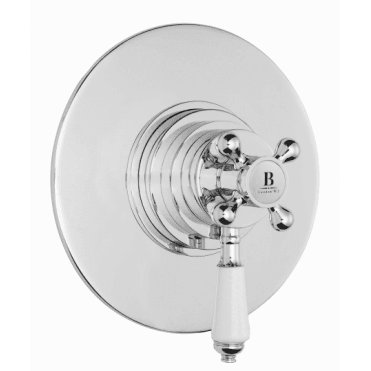 Bayswater Round Dual Thermostatic Concealed Valve