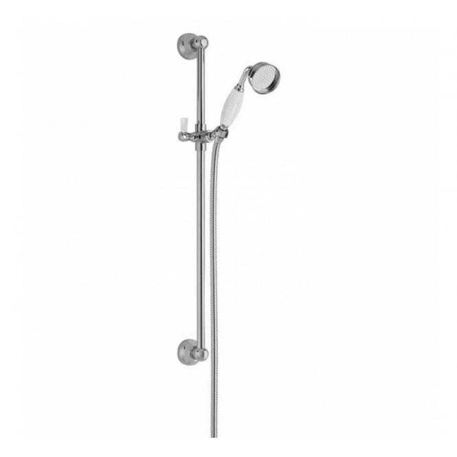 Bayswater  Traditional Slider Rail Kit - White/Chrome