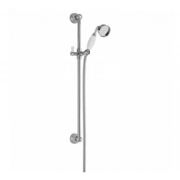 Bayswater Traditional Slider Rail Kit - White/Chrome
