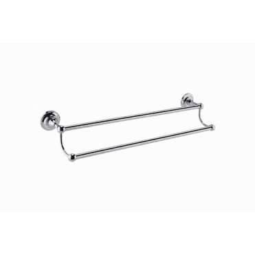 Bayswater Victorian Double Towel Rail - Chrome