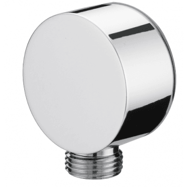 Plastic Chrome Round Wall Outlet
