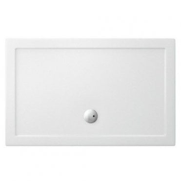 Britton Zamori Rectangle White Anti-Slip Shower Tray 1500 X 800mm