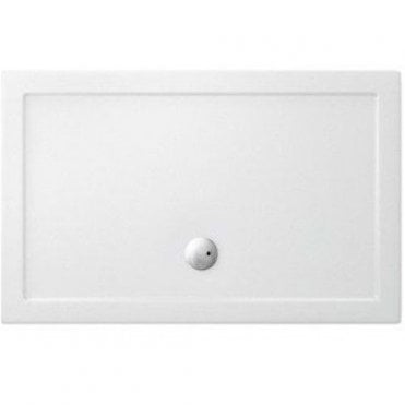Britton Zamori Rectangle White Shower Tray 1200 x 760mm