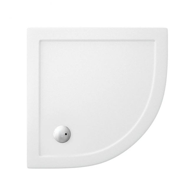 Britton  Zamori White Quadrant Shower Tray 900 X 900mm