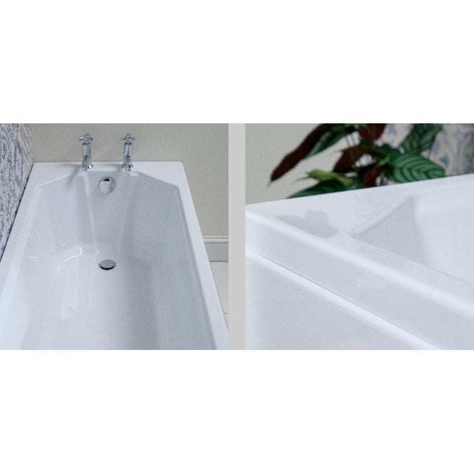 Carron Baths Carron Camden Rectangular 1600 x 700mm Single Ended Carronite Reinforced Bath