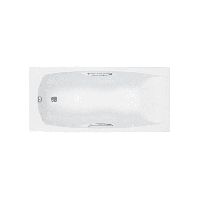 Carron Baths Carron Imperial Twin Grip Rectangular 1400 x 700mm Single Ended Bath