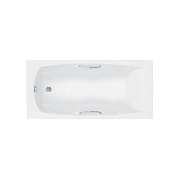 Carron Imperial Twin Grip Rectangular 1400 x 700mm Single Ended Bath