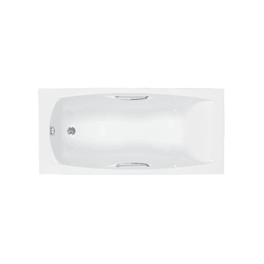 Carron Imperial Twin Grip Rectangular 1600 x 700mm Single Ended Bath