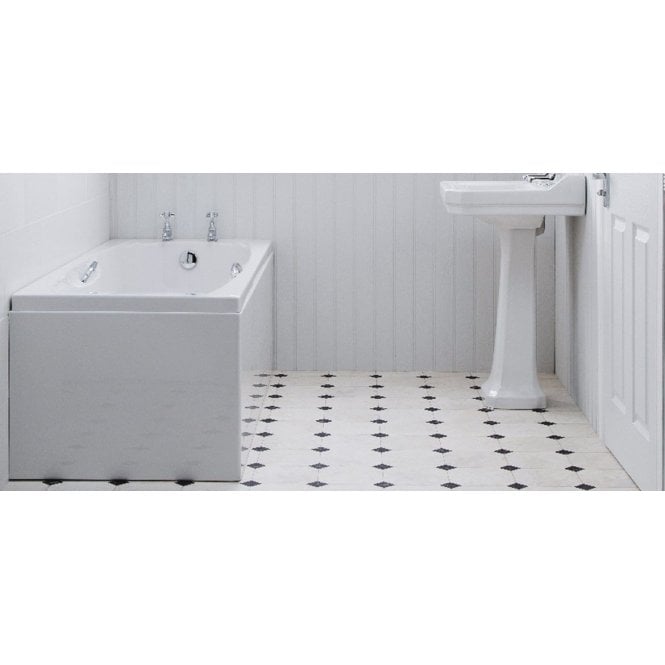 Carron Baths Carron Imperial Twin Grip Rectangular 1800 x 750mm Single Ended Carronite Reinforced Bath