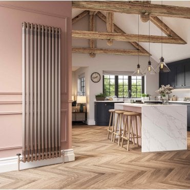DQ Ardent 2 Column Vertical Radiator - Lacquered Finish