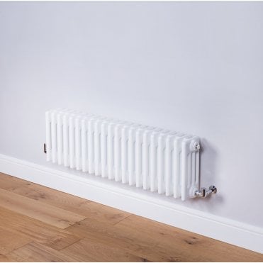 DQ Ardent 4 Column Horizontal Radiator - White (RAL 9016)