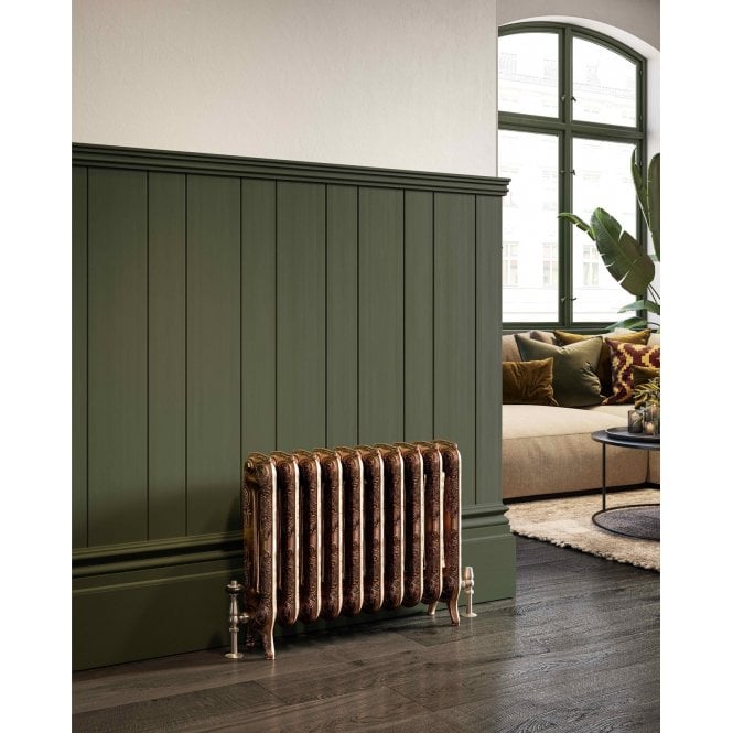 DQ Heating DQ Bronte Vertical Radiator 660mm - Polished Matt Lacquered