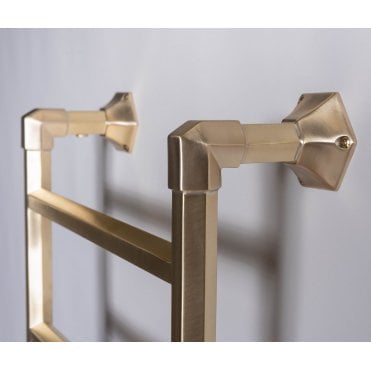 DQ Cantley Vertical Radiator 836mm - Brushed Nickel