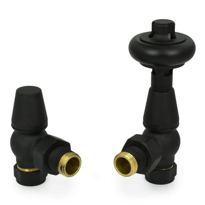 DQ Heating DQ Enzo Manual Angled - Black Texture