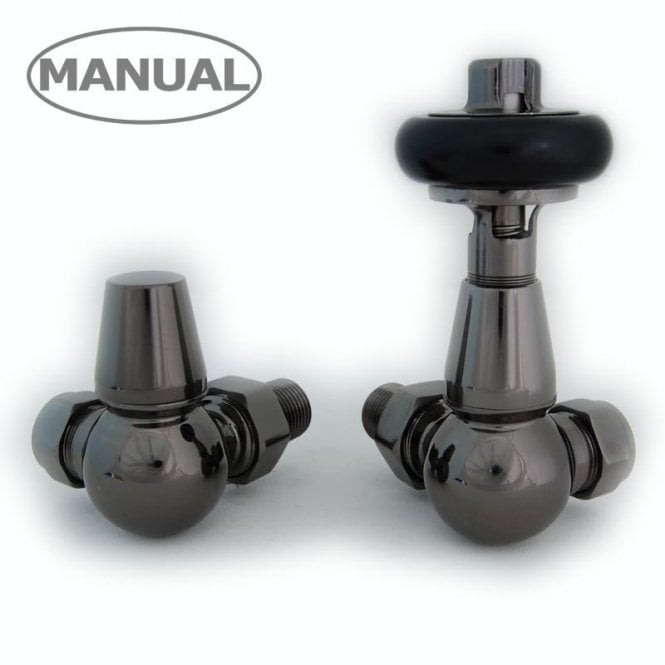 DQ Heating DQ Enzo Manual Corner - Polished Nickel