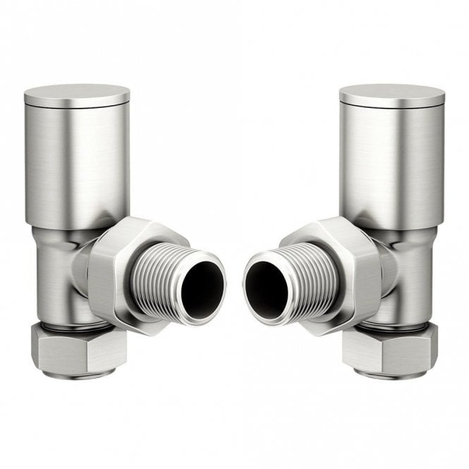 DQ Heating DQ Essential Manual Angled - Brushed Nickel