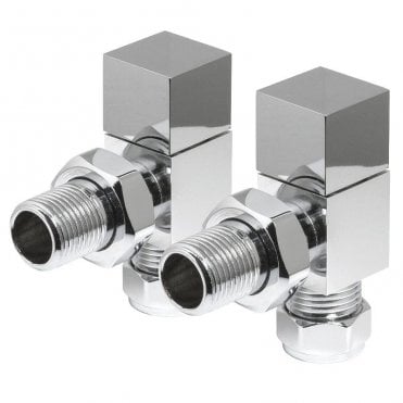 DQ Heating DQ Essential Square Angled - Chrome