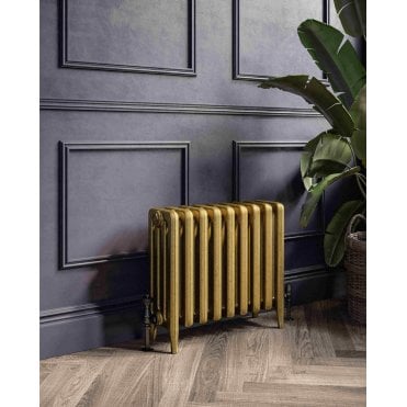 DQ Herbie 4 Column Vertical Radiator 650mm - Standard Colour