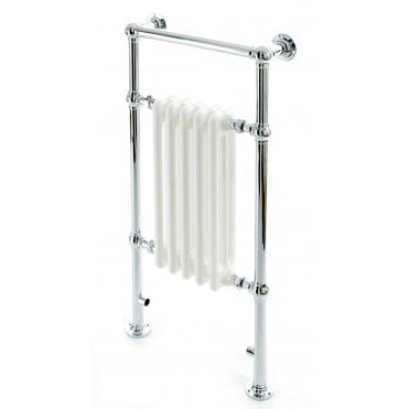 DQ Lynford Vertical Radiator 789mm - Brushed Brass Matt