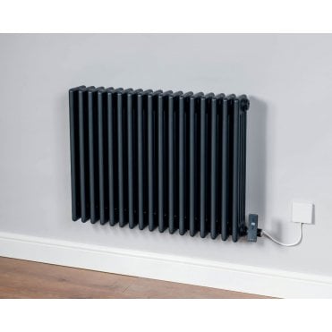 DQ Modus 2 Column Horizontal Electric Radiator - RAL Colour / DQ Finish