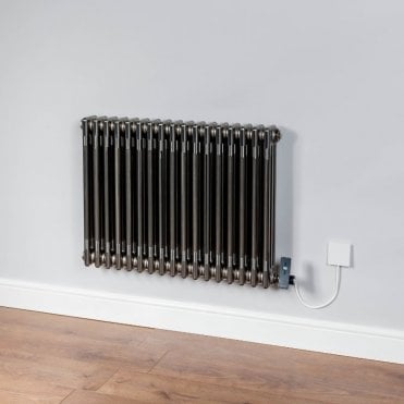 DQ Modus 4 Column Horizontal Radiator - Bare Metal Lacquer