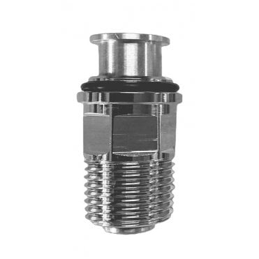 DQ Shut off valve MAN - Chrome