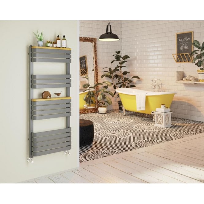 DQ Heating DQ Tesoro Heated Towel Rail - White (RAL 9016)