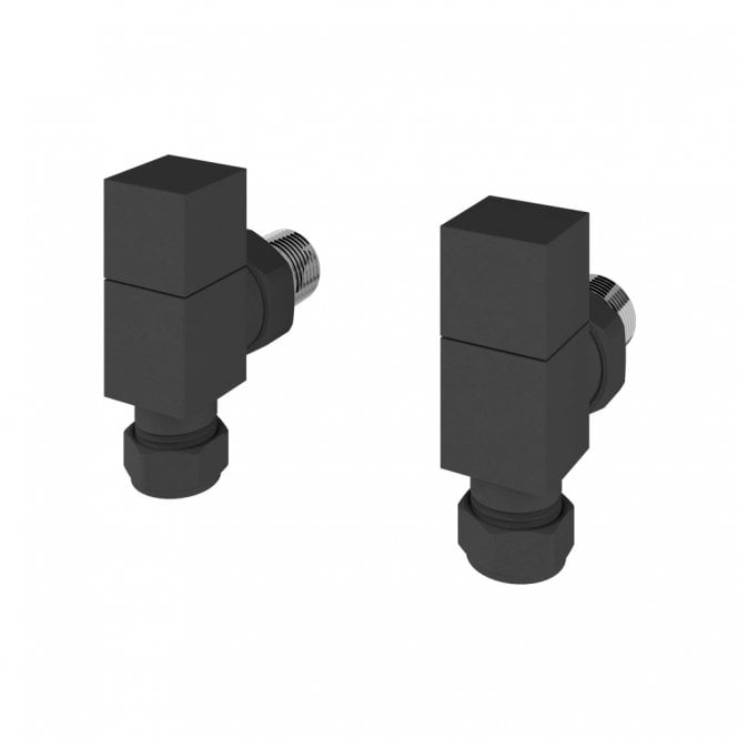 Eastbrook Angled Square Radiator Valves (pair)