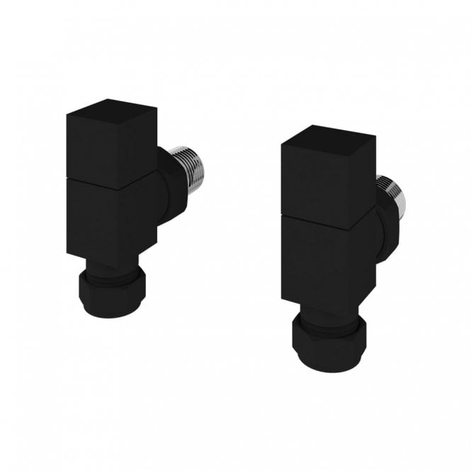 Eastbrook Angled Square Radiator Valves (pair)