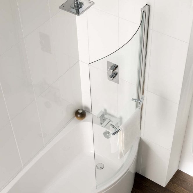 Eastbrook C shape screen with towel rail
