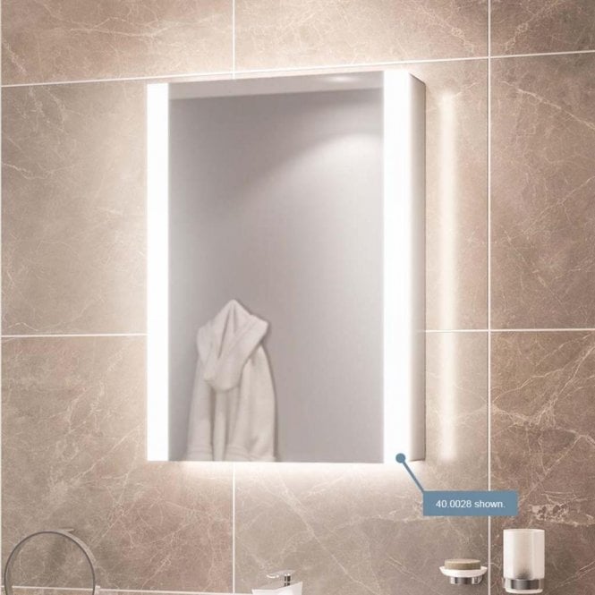 Eastbrook Caldini 350 x 450 x 130 LED 1 Door Mirror Cabinet