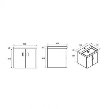 Cavone 50 Wall hung door unit
