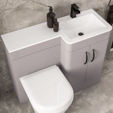 Chaddesley 100cm Polymarble Basin Top RH