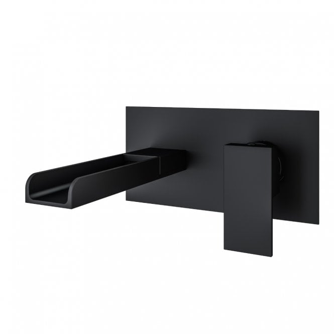 Eastbrook Chetwode Wall mounted Basin Mixer Black