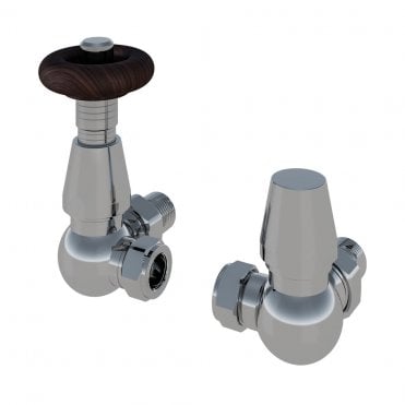 Corner Traditional TRV with Lockshield 15mm
